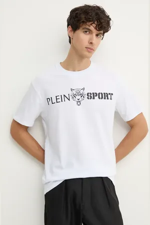 Philipp Plein T-shirt bawełniany męski kolor z nadrukiem AADC MTK7197 SJY001N