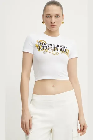 VERSACE T-shirt damski kolor 78HAHC05 CJ02C