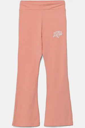 PUMA Legginsy dziecięce CLASS High Waist Flared Leggings kolor z nadrukiem 685870