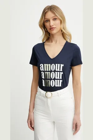 Morgan T-shirt DAMOUR damski kolor DAMOUR