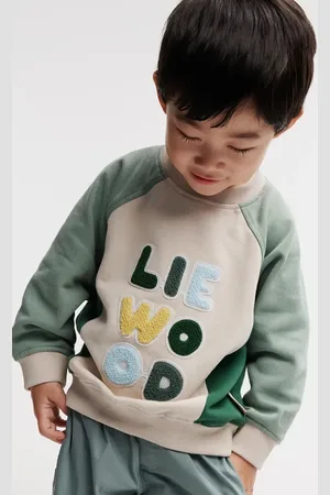 Liewood Bluza bawełniana dziecięca Aude Placement Sweatshirt kolor z aplikacją LW19863