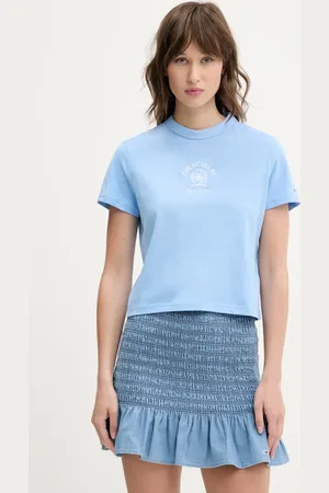 Tommy Hilfiger T-shirt bawełniany damski kolor DW0DW20317
