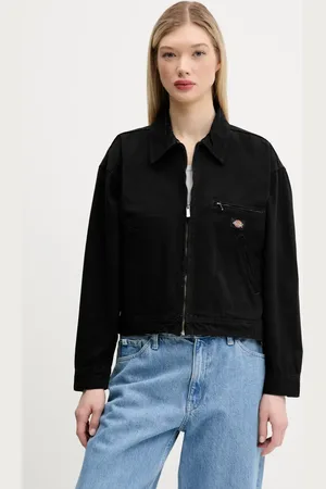 Dickies Kurtka jeansowa kolor przejściowa oversize DK0A4Z77C401