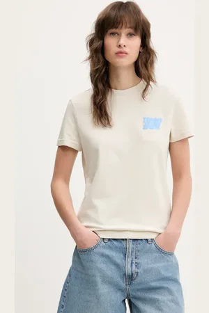Tommy Hilfiger T-shirt bawełniany damski kolor DW0DW21338
