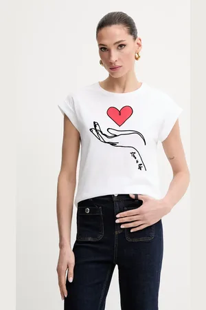 Morgan T-shirt bawełniany DLIFE damski kolor DLIFE