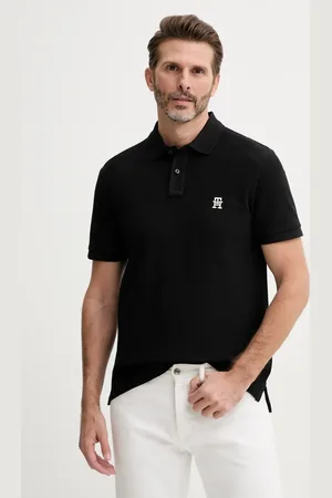 Tommy Hilfiger Polo bawełniane męski kolor z aplikacją MW0MW33167