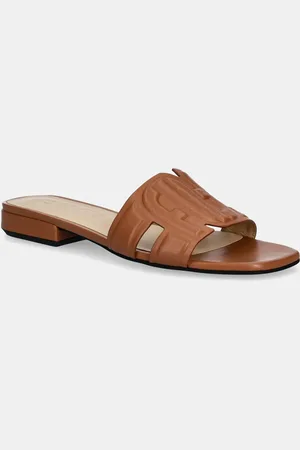 Furla Klapki skórzane Summer Mule damskie kolor YJ34SUM X30000 RY000