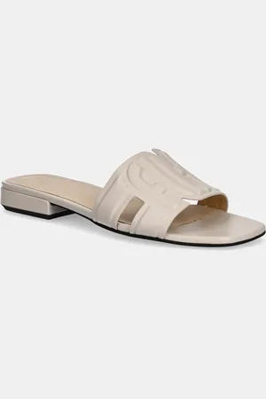 Furla Klapki skórzane Summer Mule damskie kolor YJ34SUM X30000 1704S