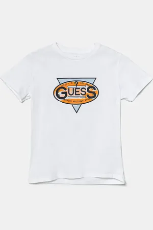 Guess T-shirt bawełniany dziecięcy kolor z nadrukiem N5GI01 K8HM4