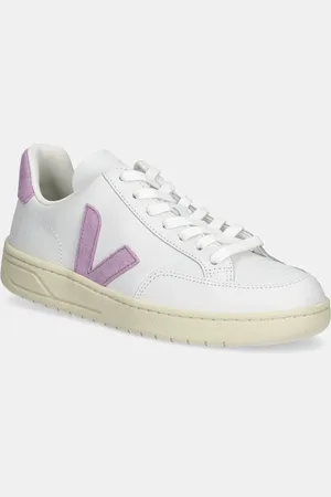 Veja Sneakersy skórzane V-12 damskie kolor XD0220494A