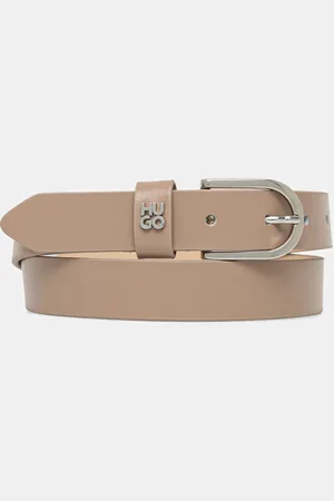 HUGO BOSS Pasek skórzany damski kolor 50536866