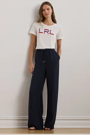 Ralph Lauren Spodnie damskie kolor szerokie high waist 200957061