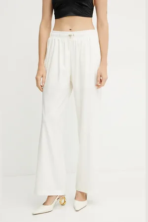Liu Jo Spodnie damskie kolor szerokie high waist TA5204 TS922
