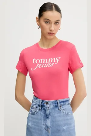 Tommy Hilfiger T-shirt bawełniany damski kolor DW0DW19447