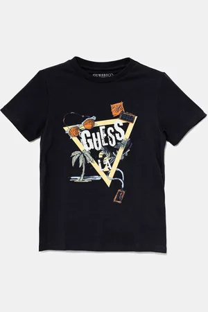 Guess T-shirt bawełniany dziecięcy kolor z nadrukiem N5GI05 K8HM4
