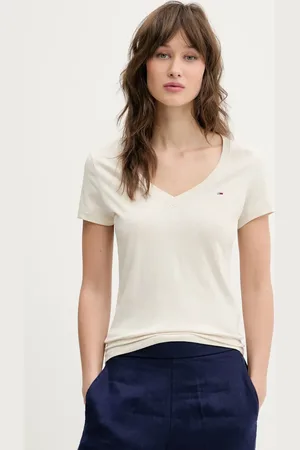 Tommy Hilfiger T-shirt bawełniany damski kolor DW0DW20458