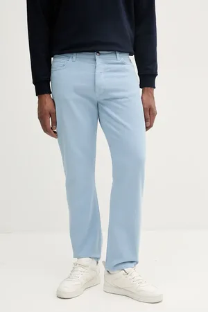 Benetton Jeansy bawełniane męskie 4RZVUE01W