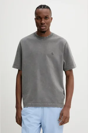 Abercrombie & Fitch T-shirt bawełniany męski kolor gładki KI124-5181
