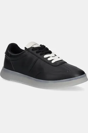 Emporio Armani Sneakersy skórzane męskie kolor X4X694 XF846 00002