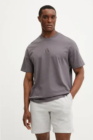 adidas T-shirt bawełniany ALL SZN męski kolor gładki JI6402