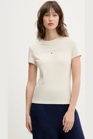 Tommy Hilfiger T-shirt bawełniany damski kolor DW0DW20315