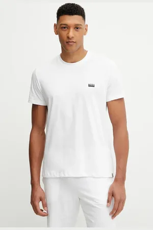 HUGO BOSS T-shirt bawełniany męski kolor gładki 50531401