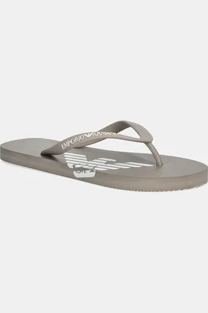 Emporio Armani Japonki damskie kolor na płaskim obcasie XVQS08 XN746 U539