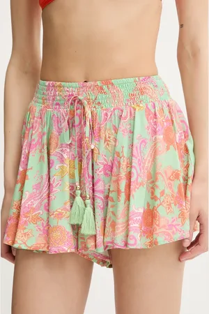 Guess Szorty plażowe kolor E5GD03 WH3X2