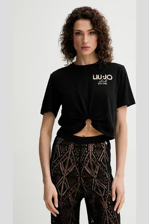Liu Jo T-shirt bawełniany damski kolor WA5139.JS923