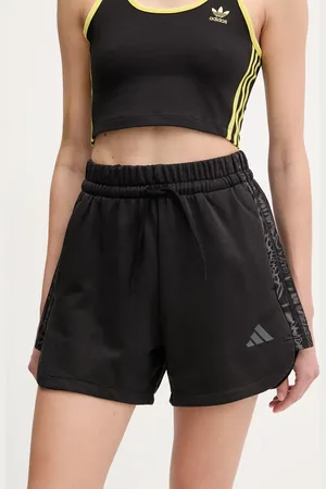 adidas Szorty W AOP Blur damskie kolor z aplikacją high waist JG6224