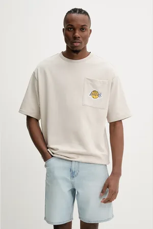New Era T-shirt męski kolor gładki 60596444