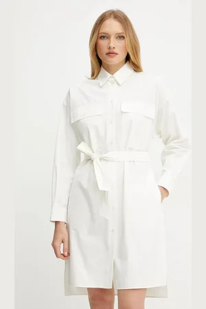 Max Mara Sukienka bawełniana kolor mini prosta 2515221082600