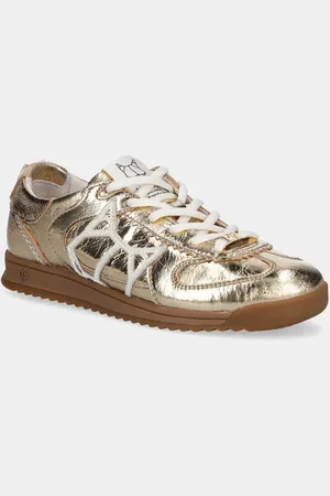 Naked Wolfe Sneakersy skórzane Exposure damskie kolor Exposure Crinkle Leather Gold