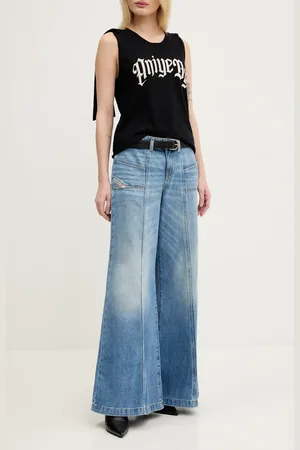 Diesel Jeansy D-AKII L.32 TROUSERS damskie kolor A12808.0CLBA