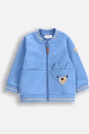 COCCODRILLO Bluza bawełniana niemowlęca kolor z nadrukiem MONOCHROME BOY NEWBORN