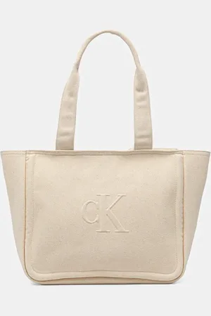 Calvin Klein Torebka bawełniana kolor LV04K3098G