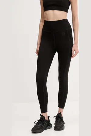 Vans Legginsy damskie kolor gładkie VN000K3NBLK1