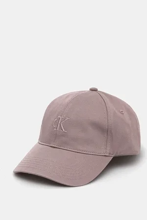 Calvin Klein Czapka z daszkiem bawełniana kolor z nadrukiem LV04K5024G