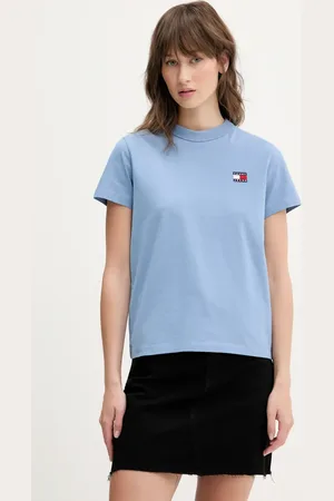 Tommy Hilfiger T-shirt bawełniany damski kolor DW0DW20153