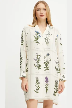 Max Mara Sukienka jedwabna kolor mini oversize 2515221172600