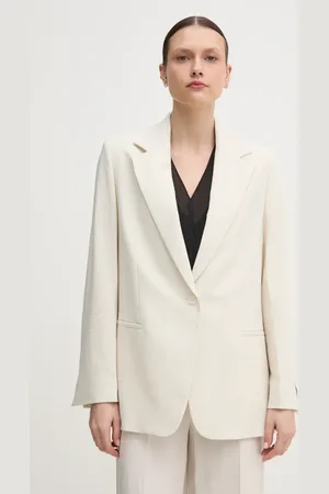 Calvin Klein Marynarka kolor jednorzędowa gładka K20K208240