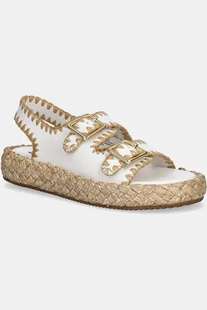 Steve Madden Sandały skórzane Portofino damskie kolor na platformie SM11003073