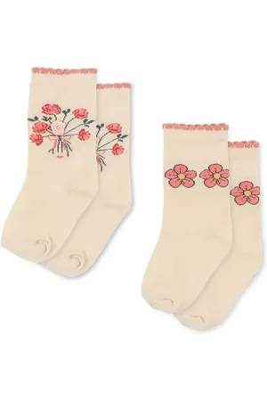 Konges Sløjd Skarpetki dziecięce 2 PACK ROSE SOCKS 2-pack kolor KS103383