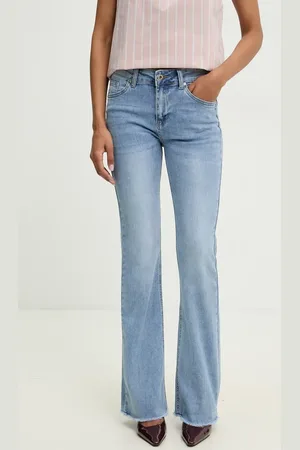 ANSWEAR Lab jeansy damskie medium waist
