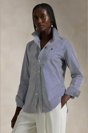 Ralph Lauren Koszula damska kolor regular z kołnierzykiem klasycznym