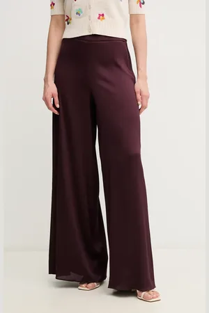 MARELLA Spodnie Emme by damskie kolor szerokie high waist 2515131182200