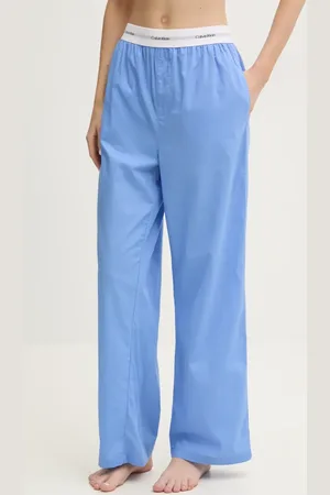 Calvin Klein Spodnie piżamowe bawełniane kolor LV00QS7410