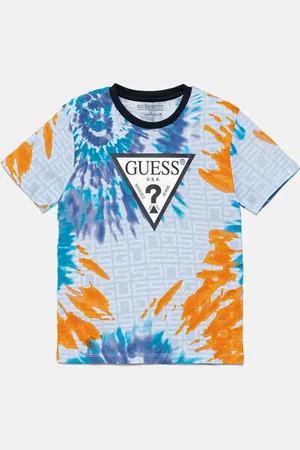 Guess T-shirt bawełniany dziecięcy kolor wzorzysty L5GI03 K8HM4