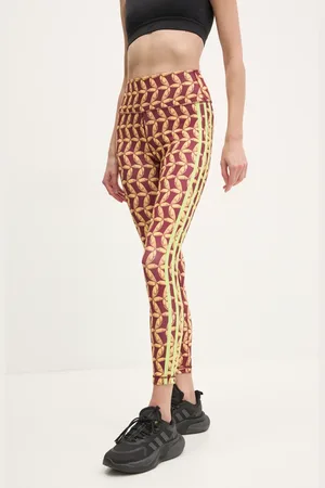 adidas Legginsy treningowe x Farm Rio kolor wzorzyste JD6310
