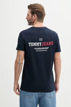 Tommy Hilfiger T-shirt bawełniany męski kolor z nadrukiem DM0DM20815